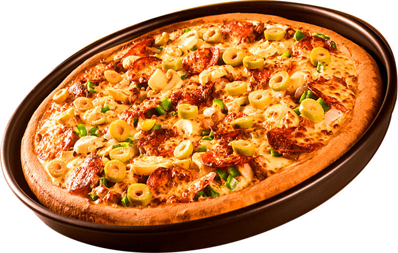 Pizza  in a Round Pan